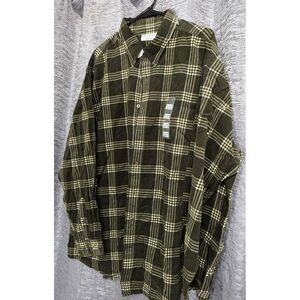 Covington‎ NWT creme/Green Plaid Men's XXL